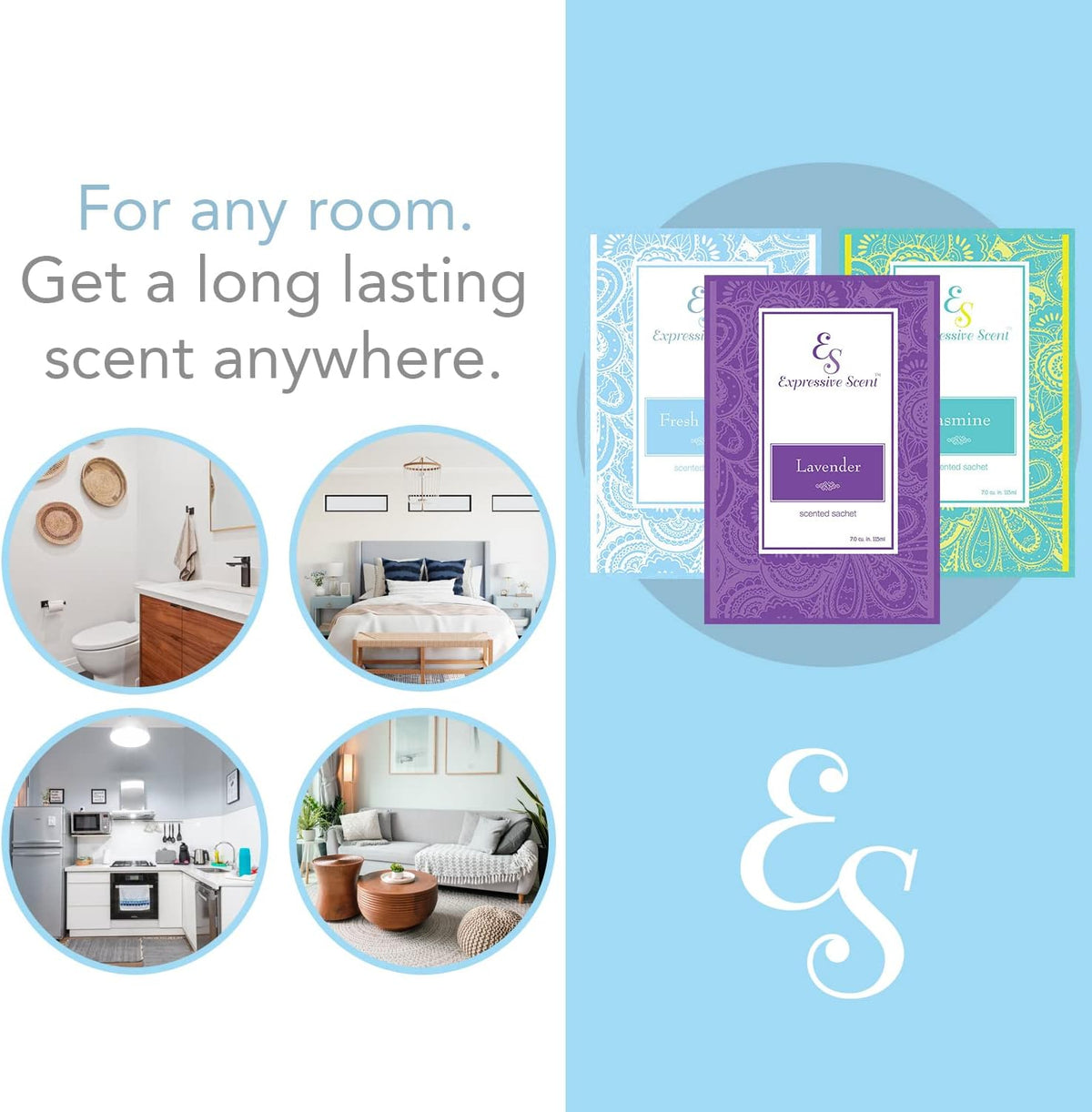 Expressive Scent – Home Fragrance Aromatic Sachets: Premium Long-Lasting Aroma, for Drawers