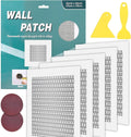 5pcs Drywall Patch Kit (8" x 8"), Self-Adhesive Fiberglass Wall Repair Patch Kit & Aluminum Metal