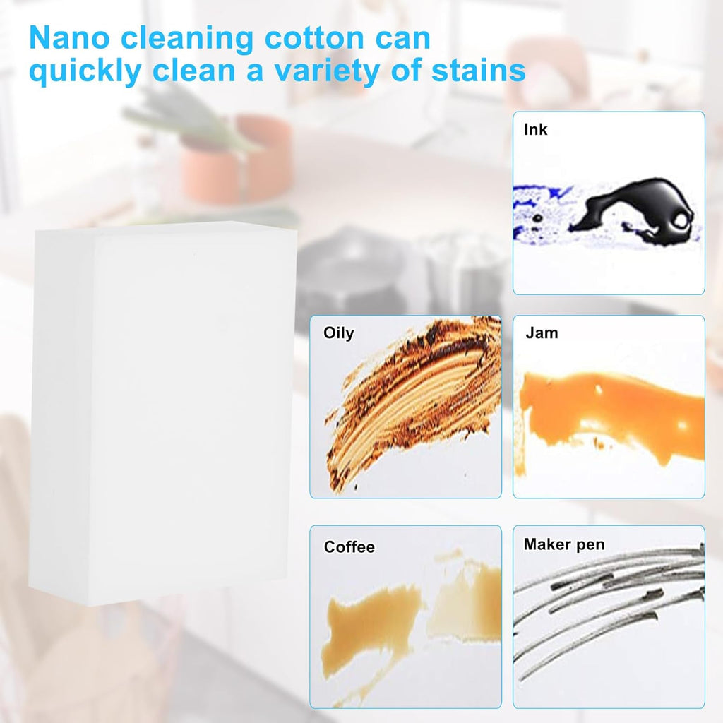 50 Pack Magic Sponge Eraser,Multi-Functional Household Cleaning Kitchen Dish Sponge for