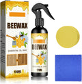 Beeswax Spray Cleaner with Sponge & Towel for Wood Furniture, Natural Beeswax Care For Wood Floors