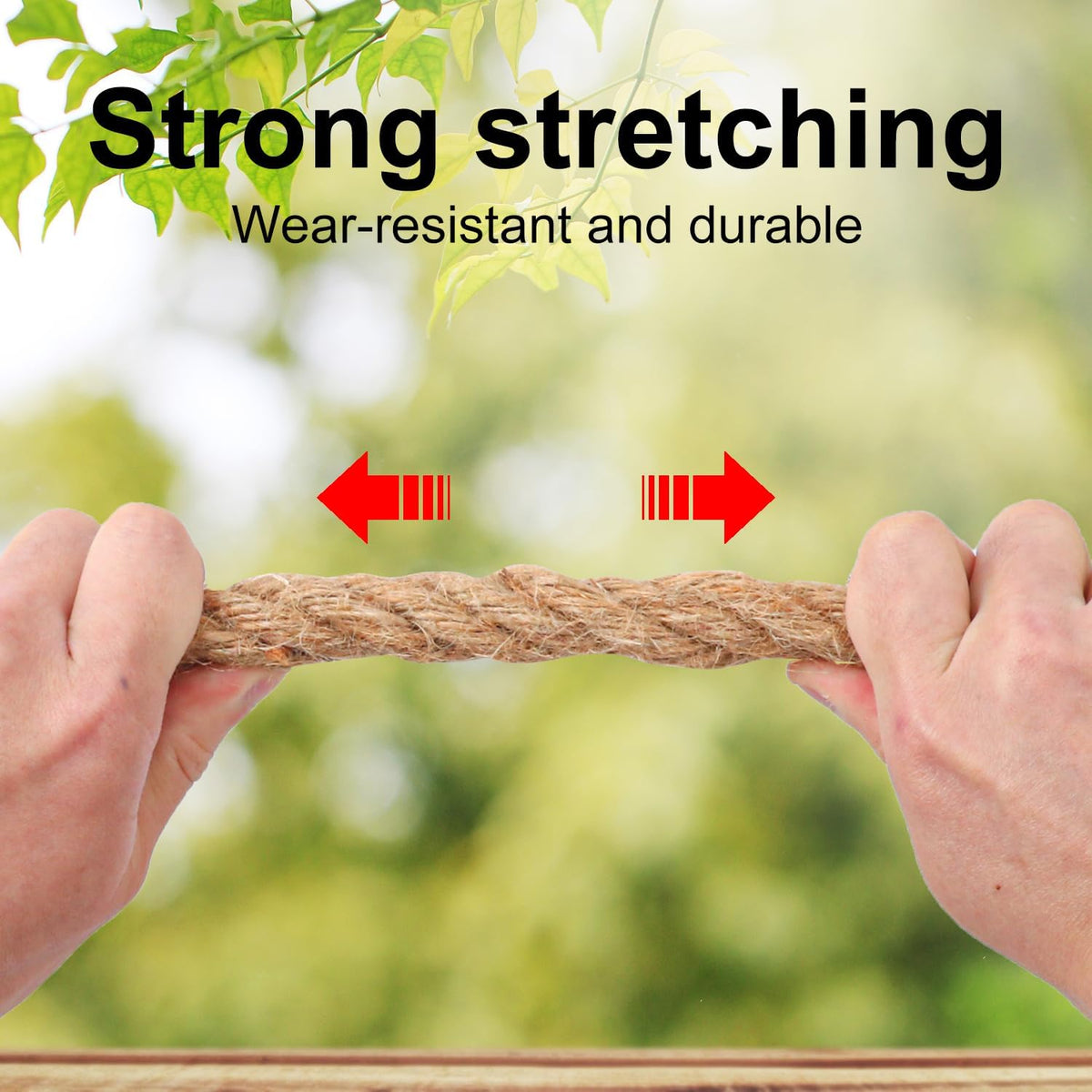 3/4 inch Hemp Rope, 82 Feet Twisted Manila Rope for Scratching Posts, Camping, Garden, Crafts, DIY
