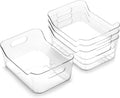 BINO | Plastic Organizer Bins, X-Small - 4 Pack | THE SOHO COLLECTION | Multi-Use Organizer Bins |