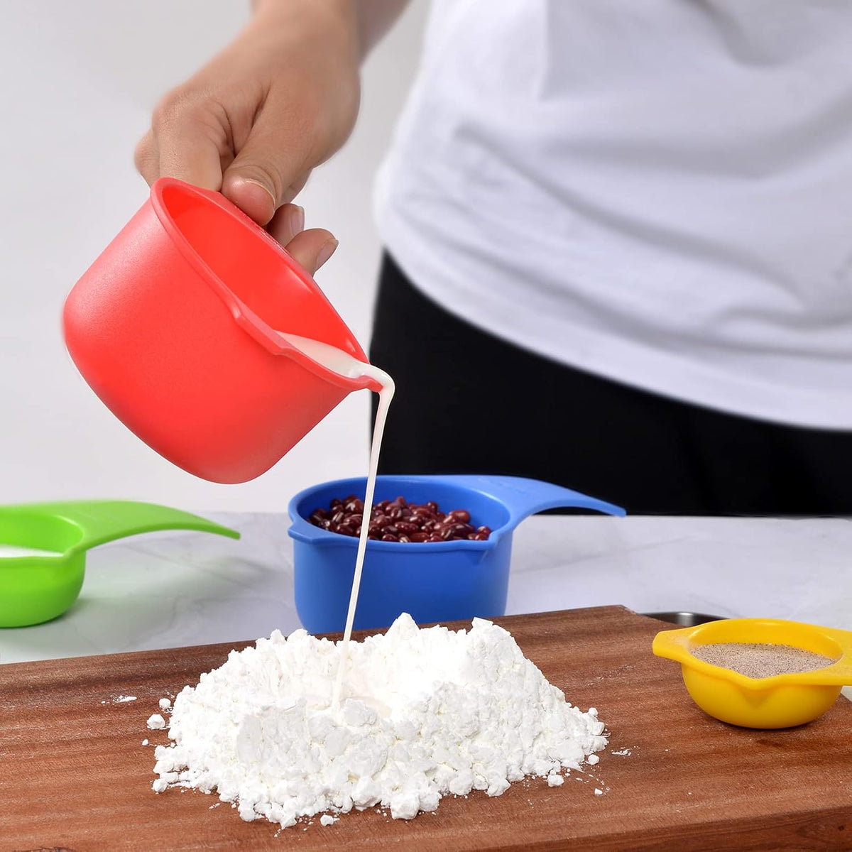 Measuring Cups Set of 7, Assorted Colors