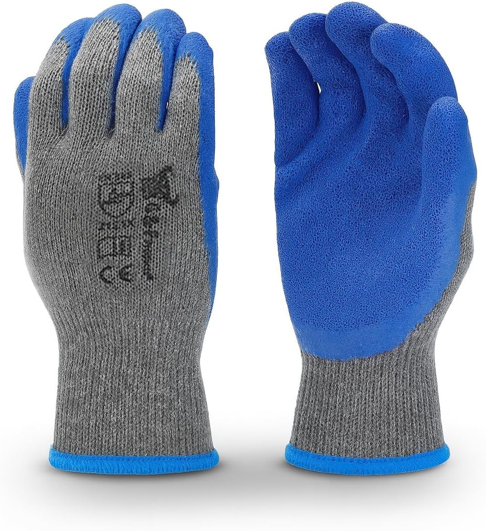 G & F Products - 3100XL-10 120 Pairs X-Large Rubber Latex Double Coated Work Gloves for
