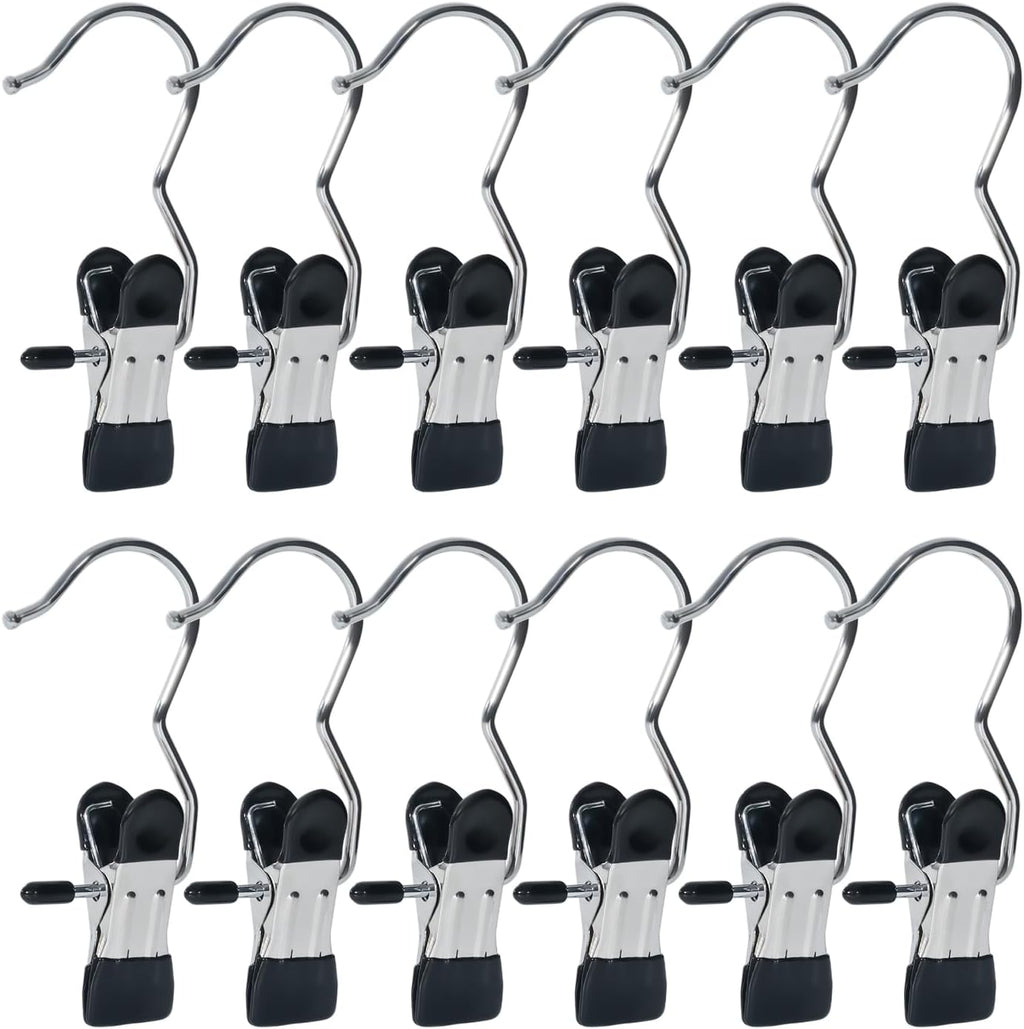 15/30/50Pcs Upgrade Double Head Clamp Dipped Clothespin for Laundry Hooks with Clips, Boot Holder
