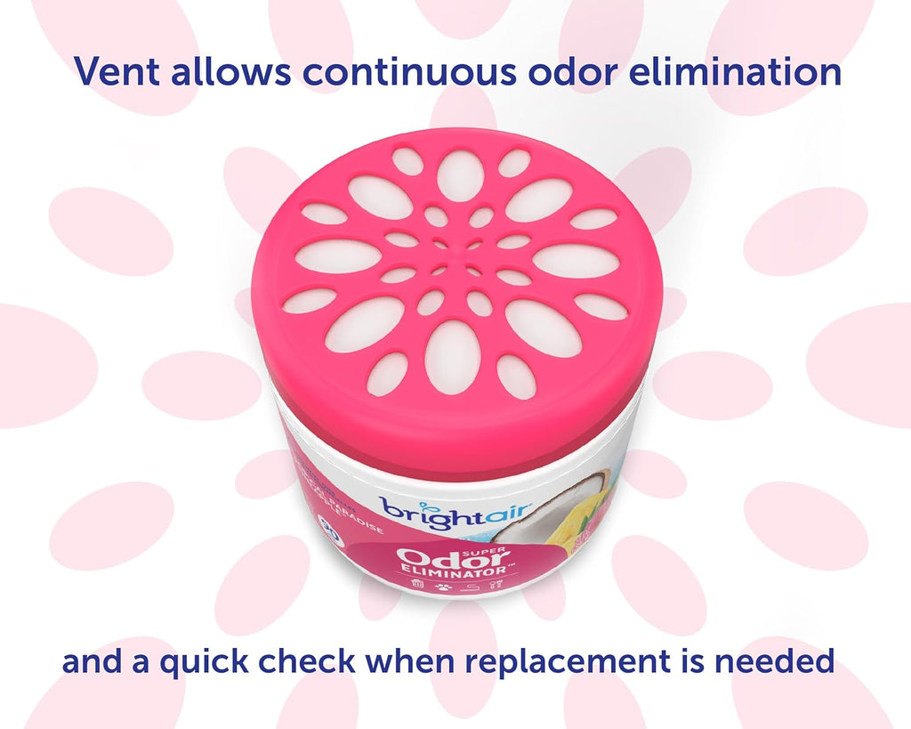 Bright Air 14 oz. Super Odor Eliminator, For Medium-Size Spaces, Tropical Paradise & Pineapple