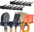 Wall Mount Tool Storage Rack, Garage Organization, Heavy Duty Garage Storage Tool Organizer, Garden