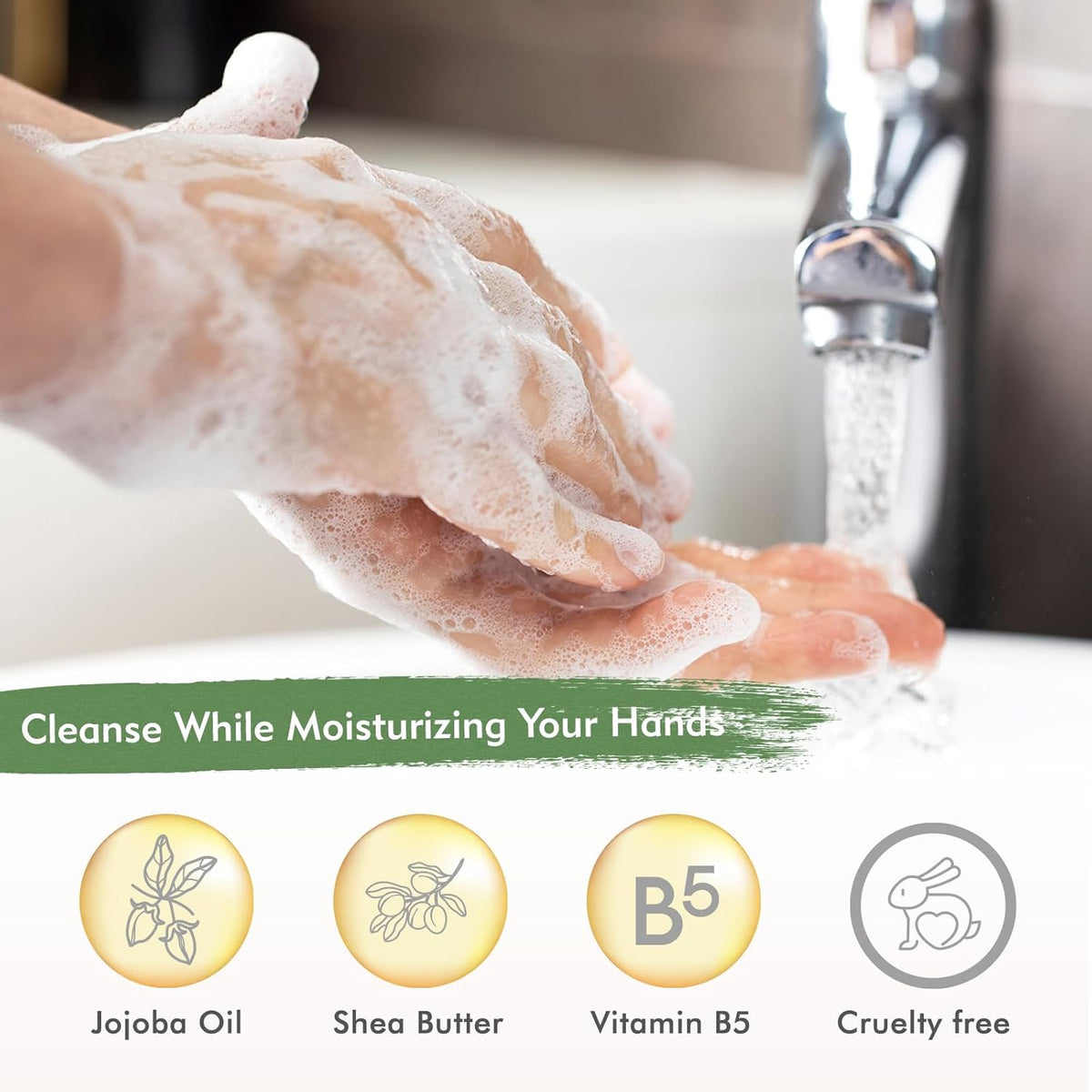 ROMIIE ZOI Liquid Hand Soap Refill, Cucumber&melon, Gentle & Moisturizing Formula, 750 ML/ 26 FL OZ