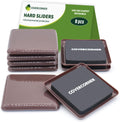 Furniture Sliders for Carpet 8 PCS - 3 1/2 inch Furniture Moving Slider Chair Legs Floors