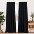 RYB HOME Blackout Curtains for Living Room, Large Window Shades for Bay Window Dining Parlor
