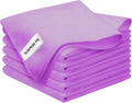 Microfiber Cloth 6Pack Cleaning Rags Absorbant Lint Free Cloth for House, Kitchen, Car, Glass