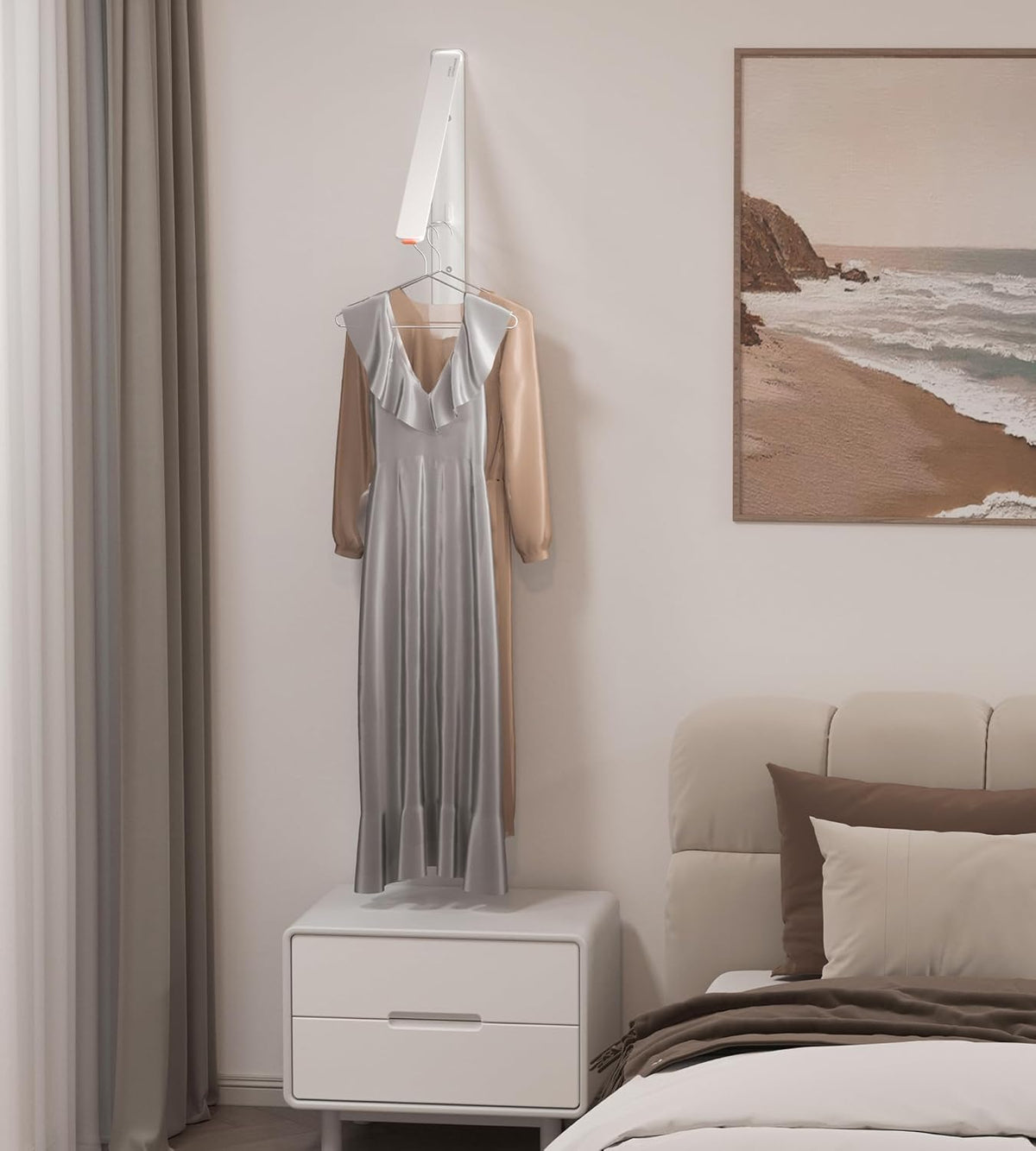 Dr.DJ Clothes Drying Rack, Wall-Mounted Retractable & Foldable Clothes Hanger for Laundry Room