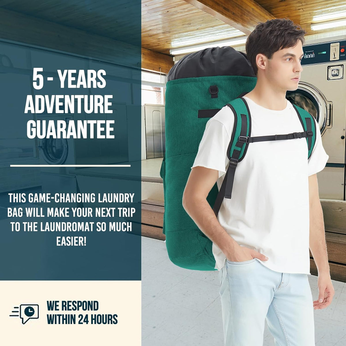 Laundry Backpack with Shoulder Straps，Laundry Bag Extra Large 115L，Laundry Backpack Heavy Duty with