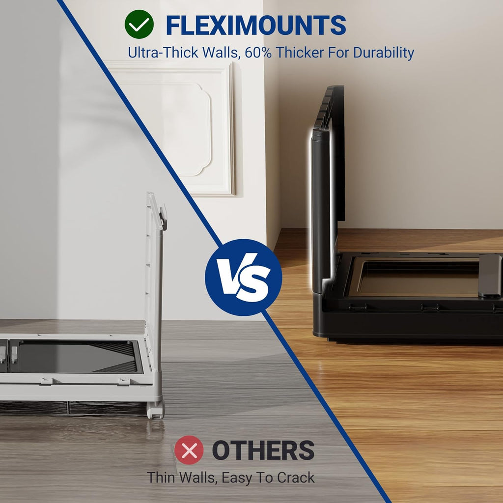 FLEXIMOUNTS 75 QT Stackable Storage Bins With Lids, Collapsible Plastic Storage Bins, Closet