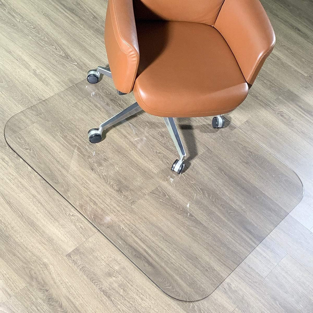 2Pack Crystal Clear 1/5" Thick 59" x 47" Heavy Duty Hard Chair Mat, Can be Used on Carpet or Hard