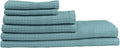GILDEN TREE Waffle Towel Set Quick Dry Thin | 2 Bath Towels | 2 Hand Towels | 2 Washcloths, Classic