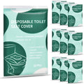 90 Pcs Disposable Flushable Paper Toilet Seat Covers Travel Supplies Essentials for Airplane