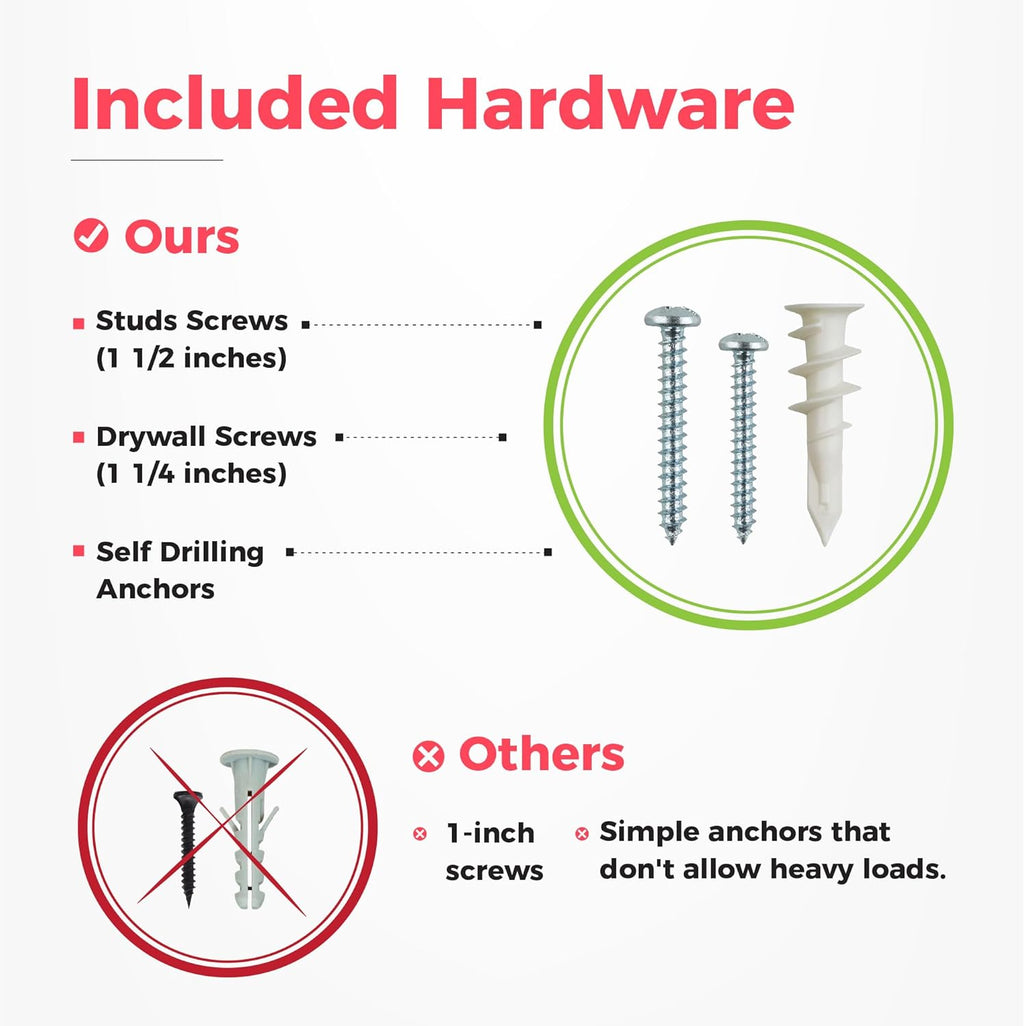 Garage Wall Organizer | 64" Heavy-Duty Tool Storage Rack | Adjustable Double-Layer Hooks | 400 lbs