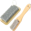 Scrub Cleaning Brush for Stains -Wood Handle Scrubbing Brushes,Cleaning Scrubber Brush for