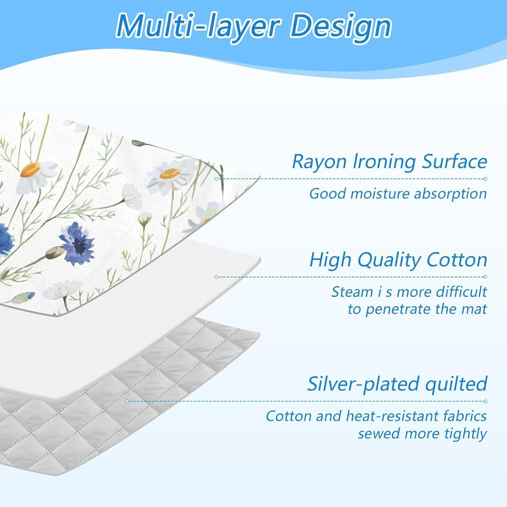 Ironing Mat Thickened Ironing Blanket Travel Portable Double-Side Using Ironing Pad Travel Isolate