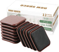 new space 3 Inch Furniture Sliders, 12pcs Sliders for Moving Furniture, Heavy-Duty Furniture Movers