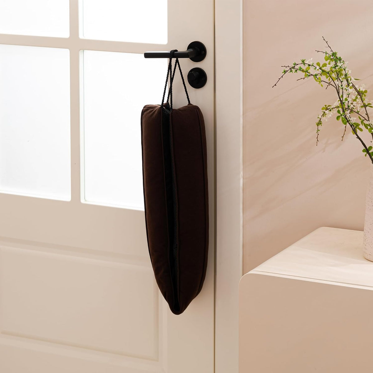 Sunolga 2-Pack 38" Door Draft Stopper Blocks Hot and Cold Air with Removable Washable Cover for