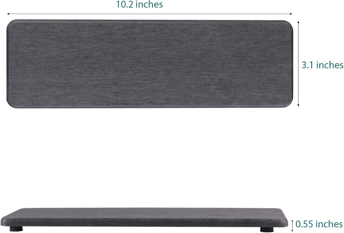 2 Pcs Water Absorbing Stone Trays, Kitchen/Bathroom Sink Soap Dish, Diatomite Tray Used for Hand