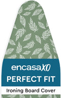 Encasa XO Ironing Board Cover and Pad 57"x22" - Thick 3mm Felt Padding, Drawstring Tightening &