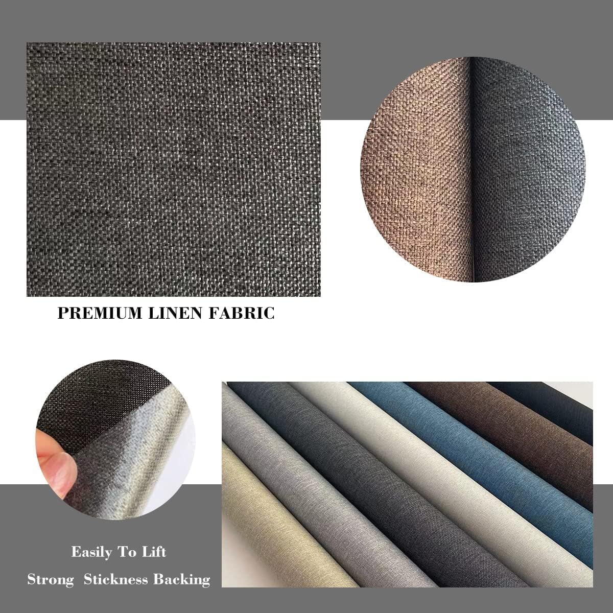 Fabric Repair Patches, Linen Repair Tape Self-Adhesive Fabric Patches Durable, DIY Large Linen Tape
