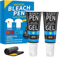 Bleach Pen for Clothing, 10.5 fl oz Stain Remover Pen for Whites & Colors, Portable Bleach Stick
