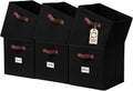 DECOMOMO Storage Cubes, 13x13x13 Storage Cube Bins with Labels, Fabric Organizer Bins (13" / 6pcs