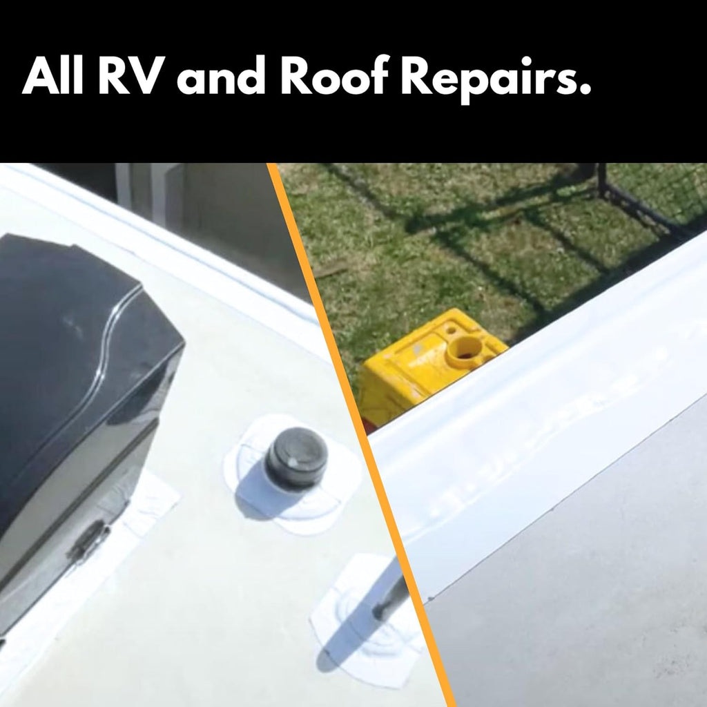HSS RV Sealant Tape with MicroSealant - Waterproof Commercial Roofing Tape for Roof and RV Repair