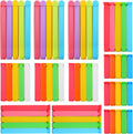 60 PCS Colorful Chip Clips - 4 Sizes Good Sealing Bag Clips for Food Snack Storage, Keeps Coffee