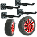 Heavy Duty Garage Tires Hooks Wall Mounted Hanger Tool Organizer Rack Hardware Steel Metal
