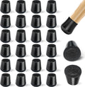 24 PCS Silicone & Felt Chair Leg Floor Protectors for Hardwood Floors - Furniture Pads, Chair Leg