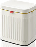 GloDeals Kitchen Trash Can with Lid, 2 in 1 Small Garbage Can Compost Bin Countertop, Wall-Mounted