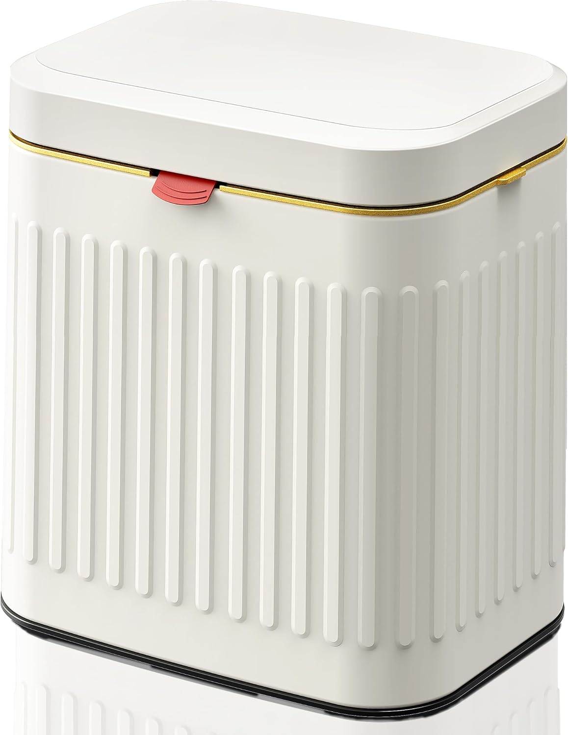 GloDeals Kitchen Trash Can with Lid, 2 in 1 Small Garbage Can Compost Bin Countertop, Wall-Mounted
