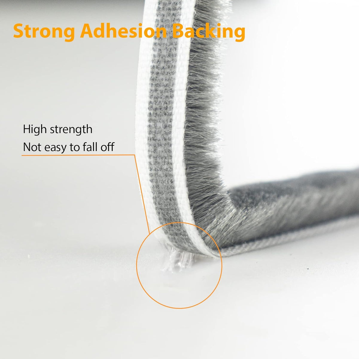 39.4FT Brush Weather Stripping, Neat Pile Self Adhesive Seal Strip for Windows and Door