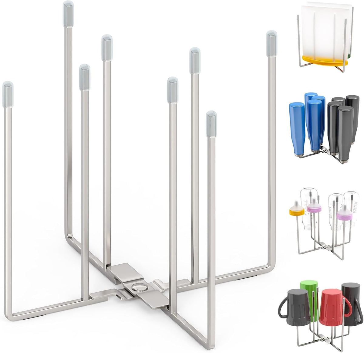 Retractable Bottle Drying Rack, Baby Bottle Drying Rack, Collapsible Cup Draining Rack, Reusable