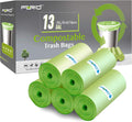 Compostable Trash Bags - FORID 13 Gallon Tall Kitchen Garbage Bags 80 Count Unscented Trash Can