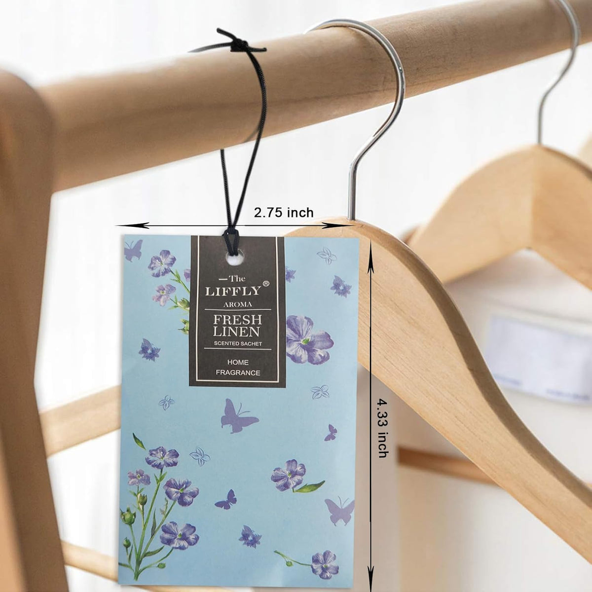 14 PCS Fresh Linen Scented Sachets Bags for Drawers and Closets Long-Lasting Gift Box