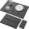 2 PCS Large Stone Dish Drying Mat for Kitchen Counter Quick Dry Stone Dishes Mats Marbled Water