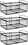 NADAMOO Freezer Organizer Bins, 3 Packs Large Expandable Stackable Chest Freezer Containers with