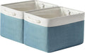 TcaFmac Organization and Storage Basket for Organizing - 16x12x12 inch Large 2 Pack Fabric Storage