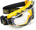 COOLJOB Safety Goggles Over Glasses with Anti-Fog Clear Lens, ANSI Z87.1 Impact Resistance and UV