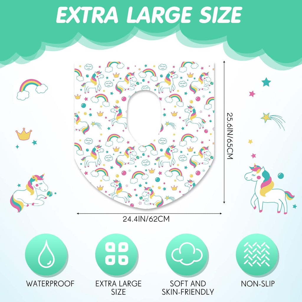 50 Packs Disposable Toilet Seat Covers Extra Large Individually Wrapped for Kids and Adults