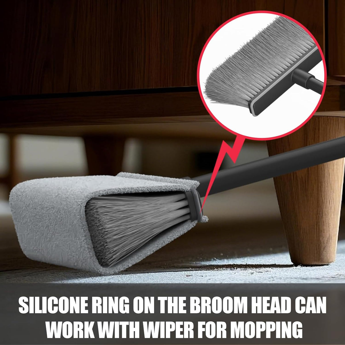 Broom with Dustpan Combo Set, Dust Pans with Long Handle, Brooms with Dustpan, Dust Pan Broom Kit