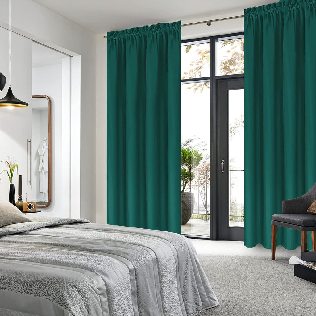 DWCN Blackout Curtains Thermal Insulated, Energy Saving & Noise Reducing Bedroom and Living Room