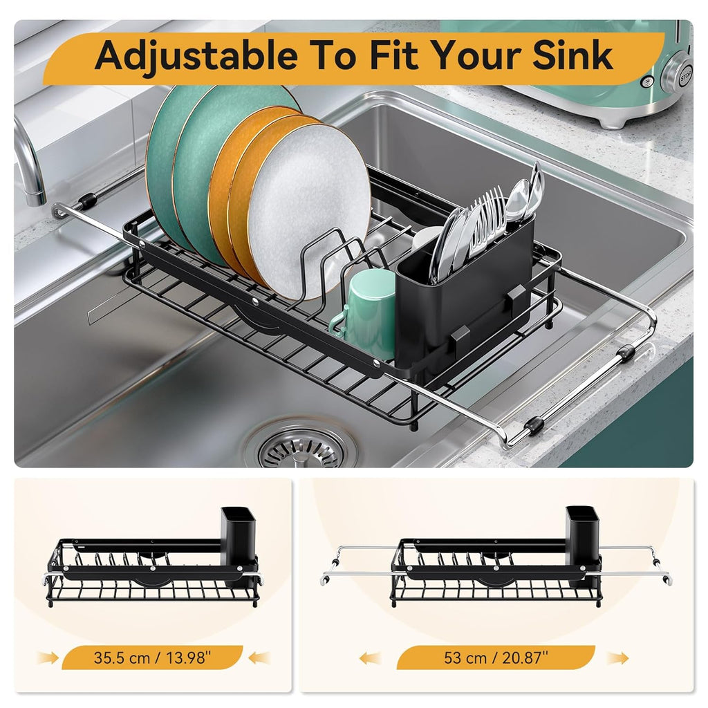 Over the Sink Dish Drying Rack,In Sink Dish Drying Racks,Expandable Dish Rack Over Sink