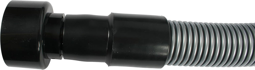 Cen-Tec Systems 30 Ft. Premium Shop Vacuum Extension Hose with 2 tank adapters and 1.25" curved